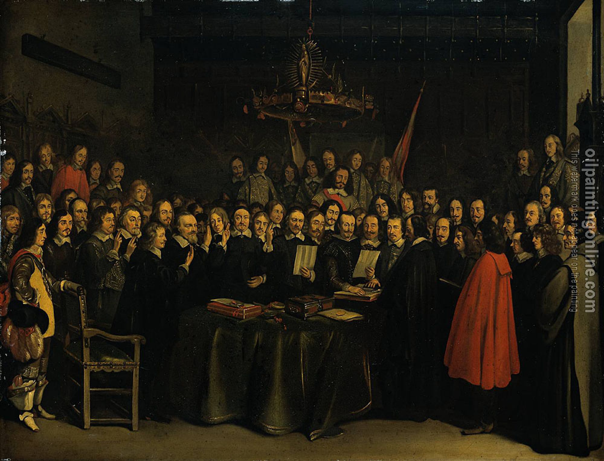 Borch, Gerard Ter - The Ratification of the Treaty of Munster